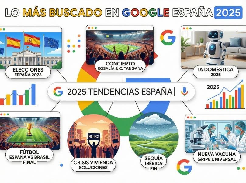 Lo que España buscó en Google en 2025 te sorprenderá más de lo que imaginas
